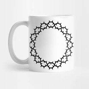 Crown of thorns of the Lord and Savior Jesus Christ. Mug